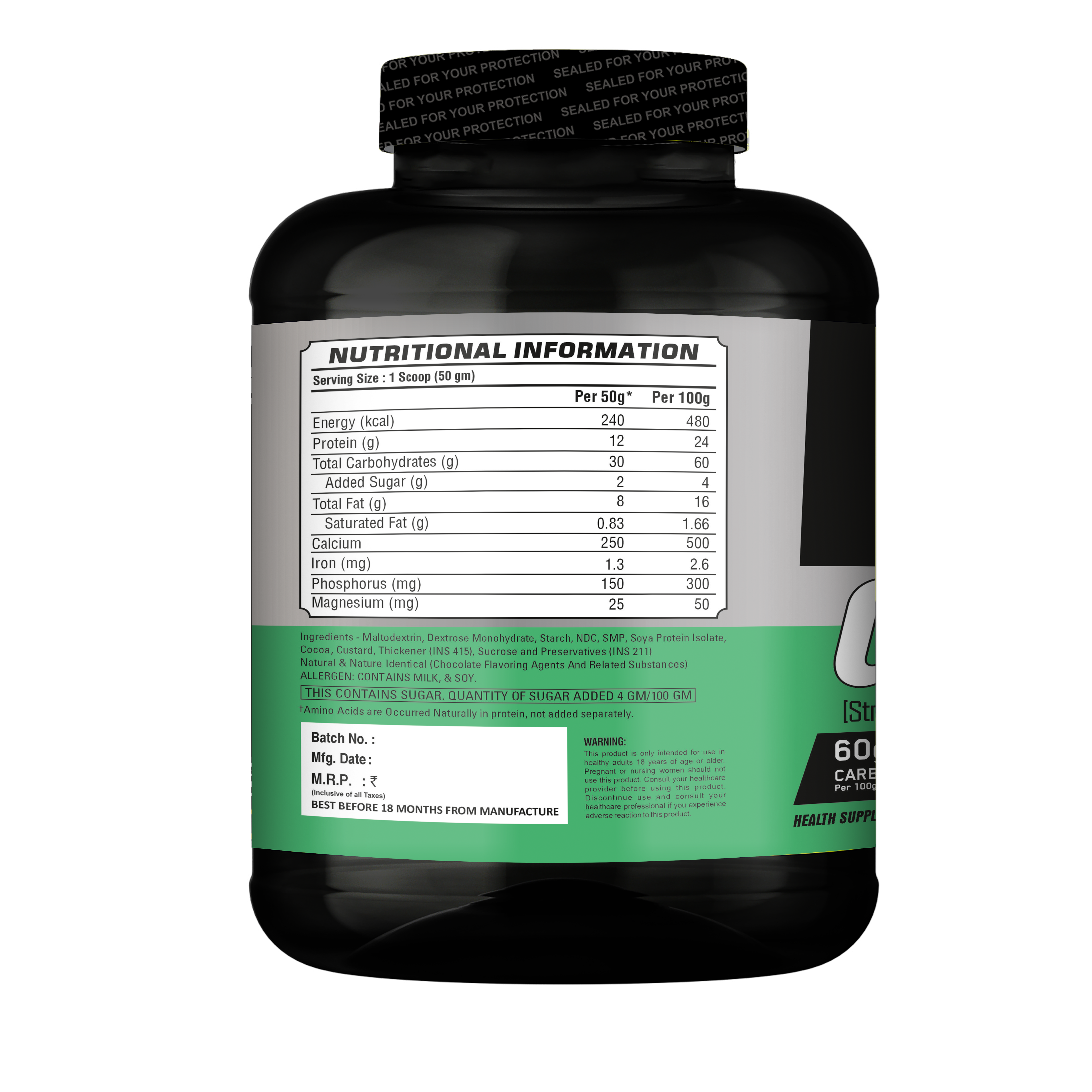 Muscle Builder Gainer Rich Chocolate - Image 3